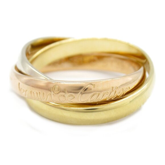 CARTIER 18k Yellow Gold Trinity Ring - Picture 2 of 7